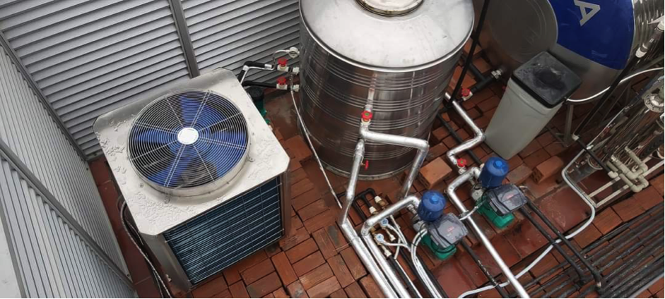 Lắp đặt hệ thống nước nóng trung tâm và nước nóng sưởi sàn Biệt thự Vinhome Anh Đào – Long Biên 